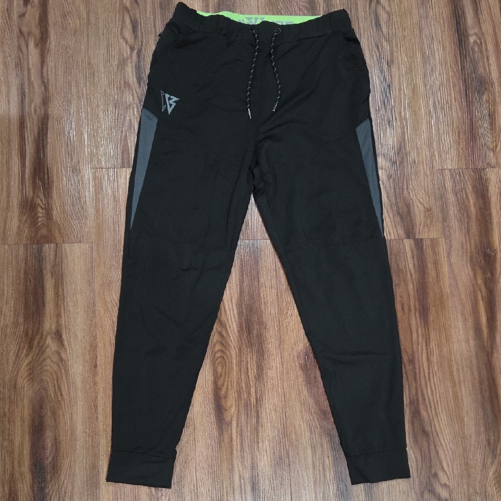Zen Will Stylish Black and Gray Work Out Pants Joggers
